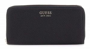 Гаманець GUESS Brenton SLG Zip Around L Чорний - Фото 1