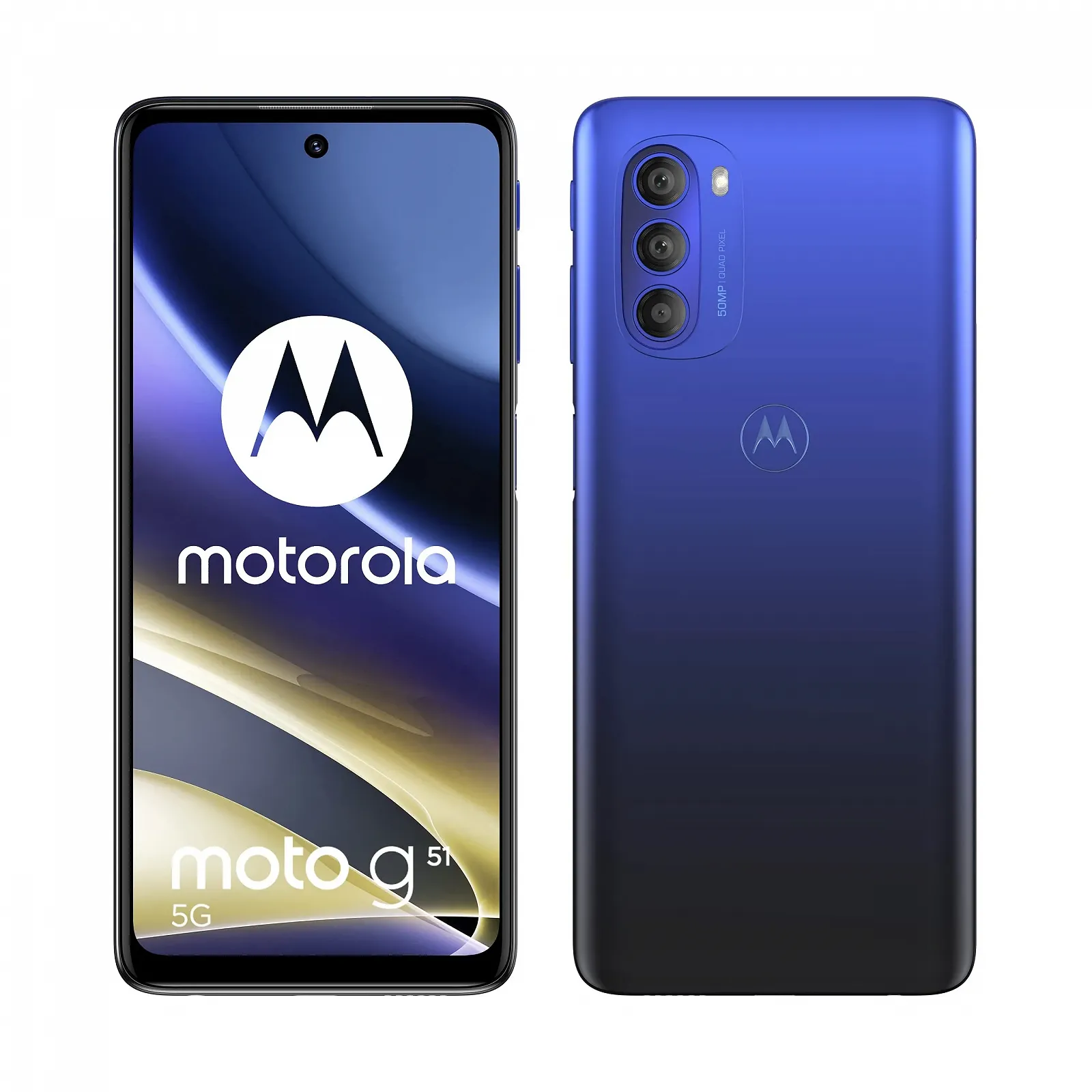 Смартфон Motorola Moto G51 5G 6.8 дюйма FHD+ 4/128GB Blue Black, фото №1