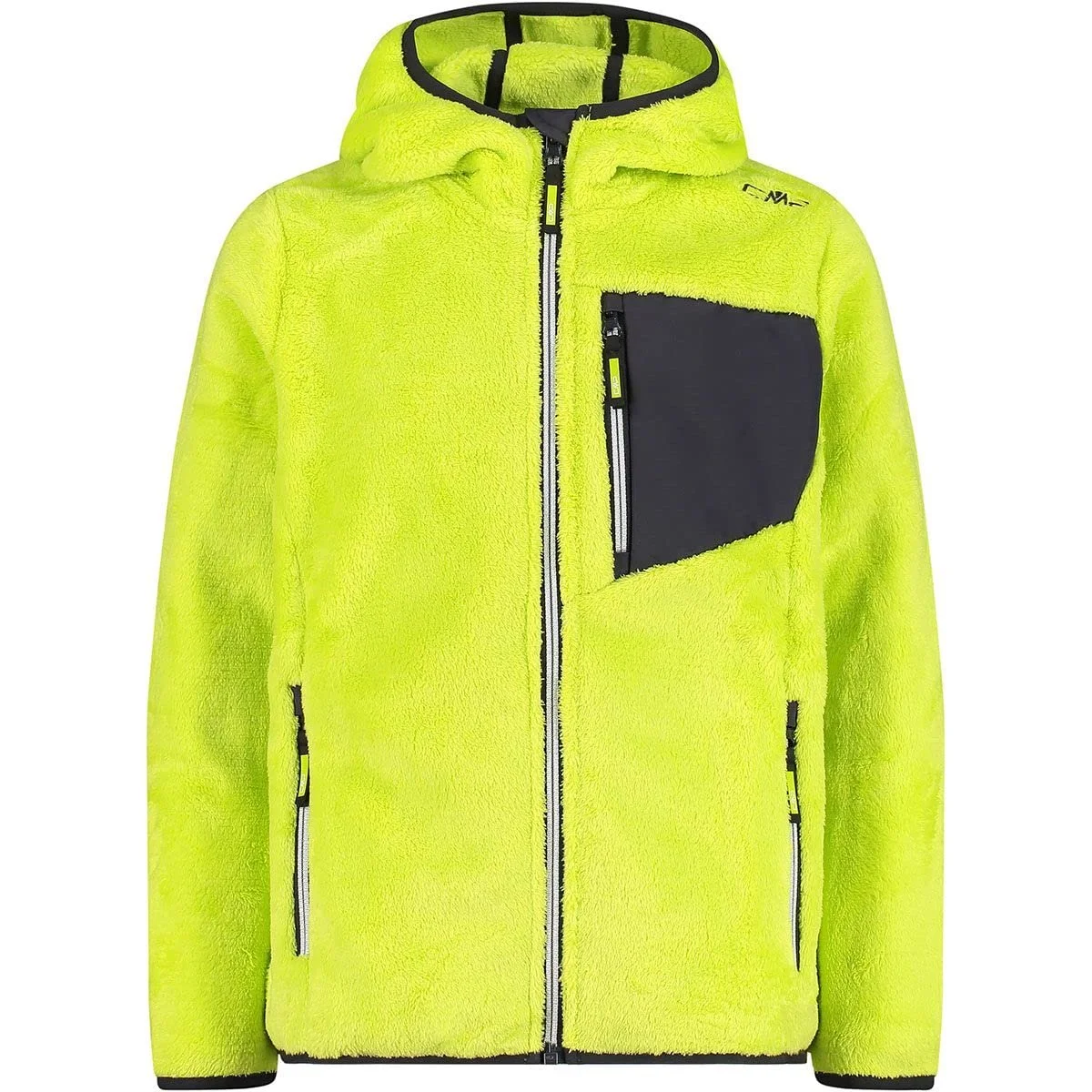 Флісова куртка CMP Highloft з фіксованим капюшоном для дітей, унісекс, фото №1