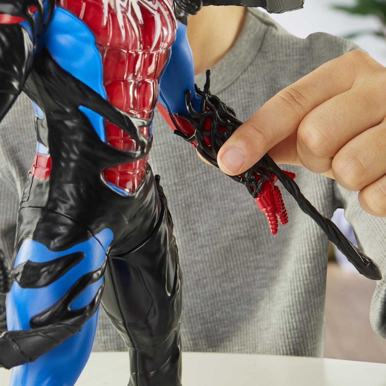 Фігурка Marvel Людина-павук VenomVersus Людина-павук, що змінює колір, з аксесуарами, чорна, фото №13