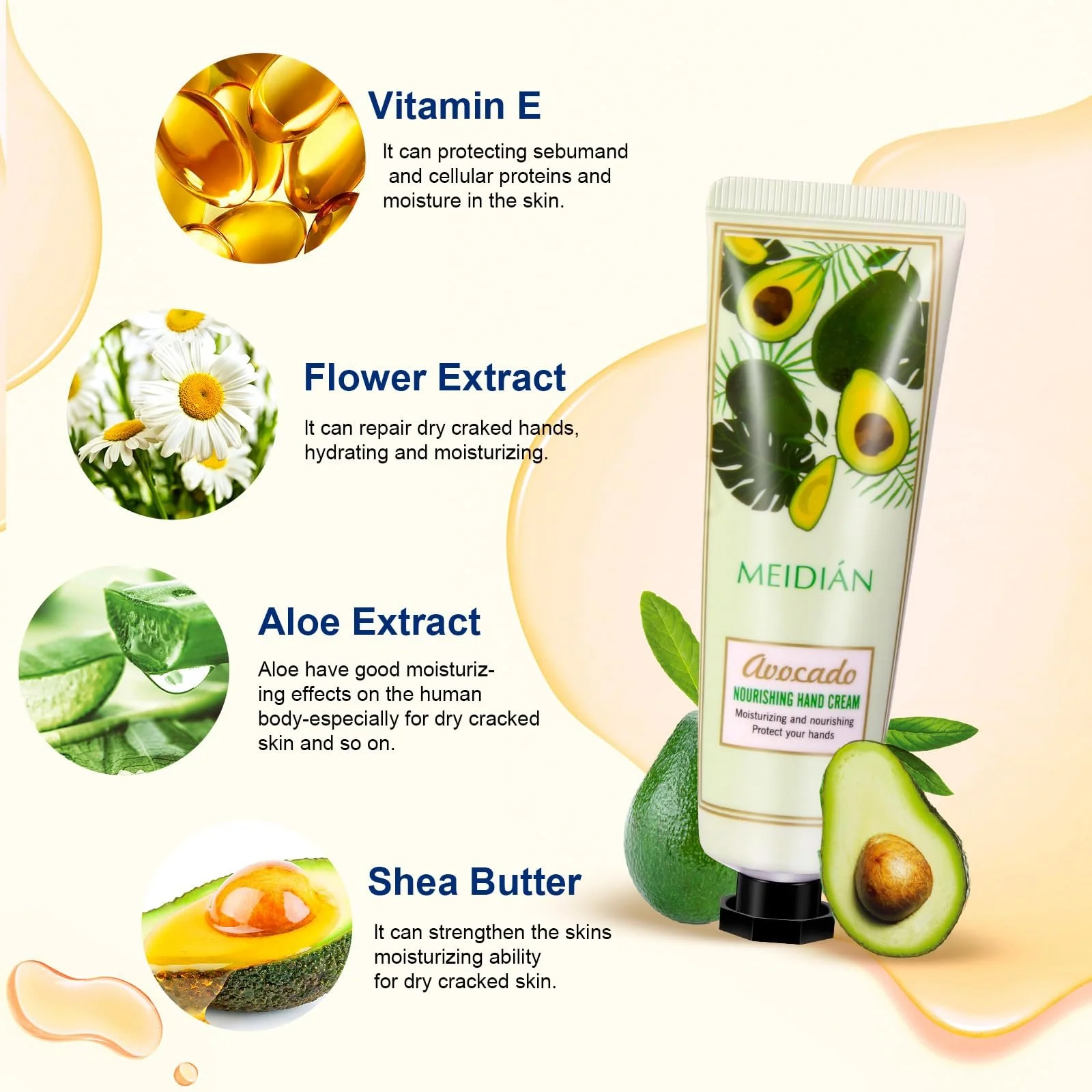 Крем для рук набір 20 шт. зволожуючий з ароматом для рук і ніг, фото №2