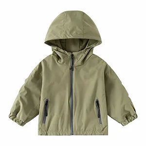 Ветровка для мальчиков Легкая с капюшоном - Фото 1