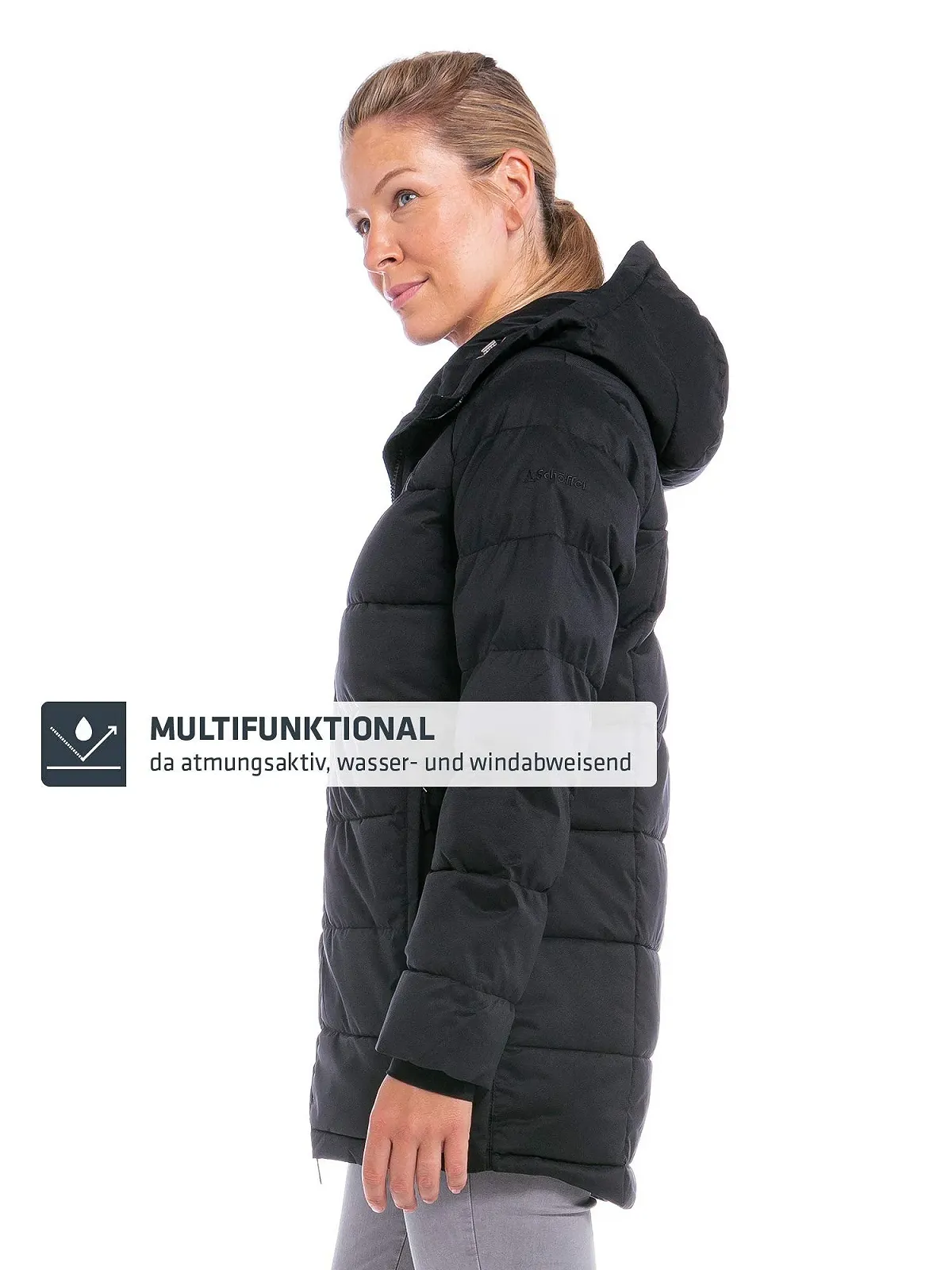 Парка утеплена Schöffel Boston L Жіноча Водонепроникна Вітрозахисна, фото №3 Парка утеплена Schöffel Boston L Жіноча Водонепроникна Вітрозахисна, фото №3