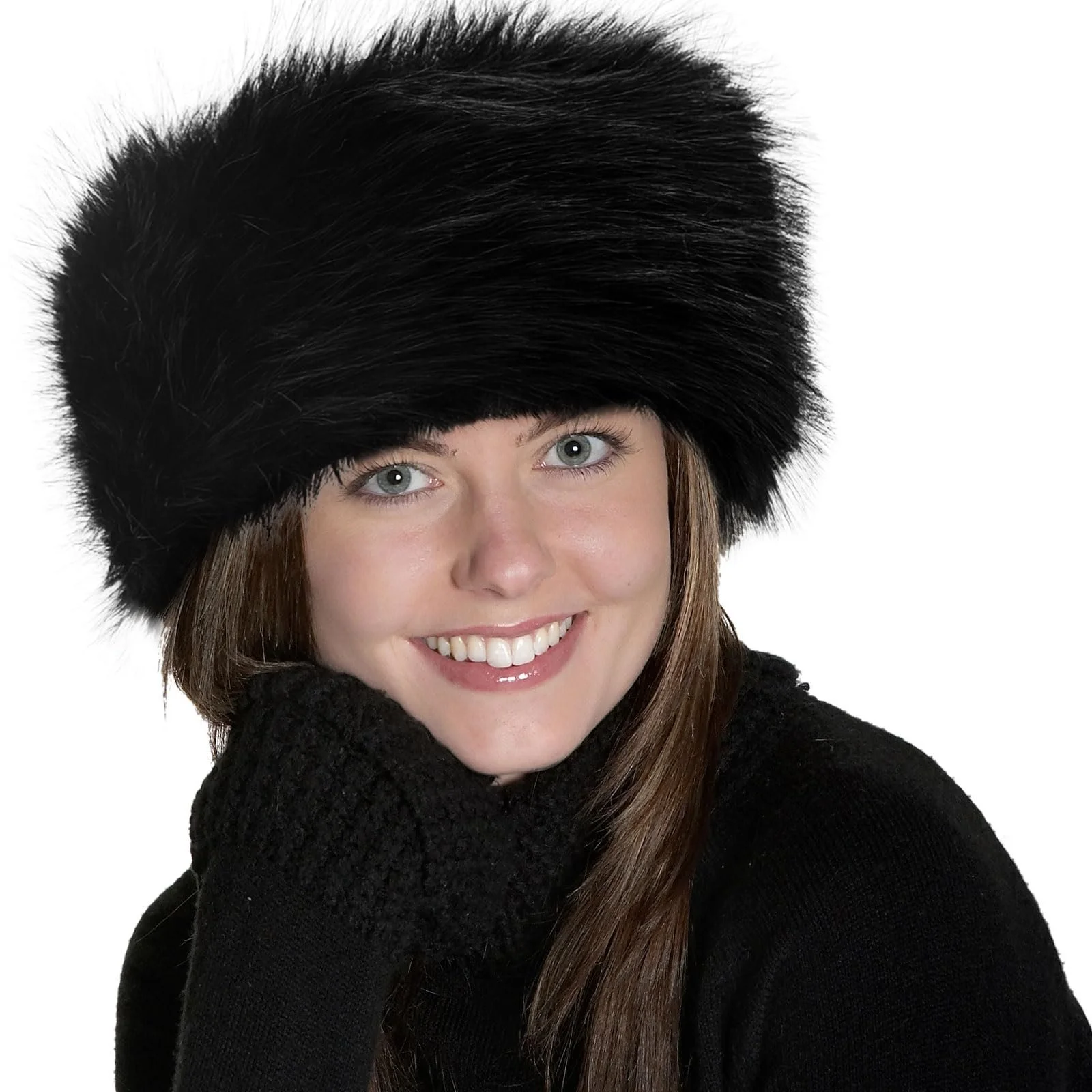 Хутряна Пов'язка на Голову Жіноча Зимова, фото №1