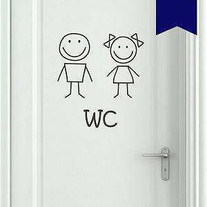 Купити Наклейка на двері Wandkings Woman & Man Smiley Faces 11 x 12 см 33 кольори 5 розмірів - Фото 1 Наклейка на двері Wandkings Woman & Man Smiley Faces 11 x 12 см 33 кольори 5 розмірів - Фото 1