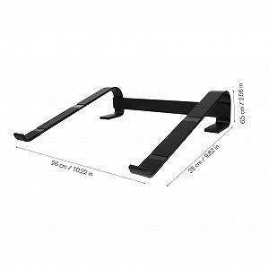 Подставка для ноутбука портативная прочная держатель для ноутбука для стола эргономичная совместима с ноутбуками регулируемая по высоте легкая и компактная synthetic.ua - Фото 1