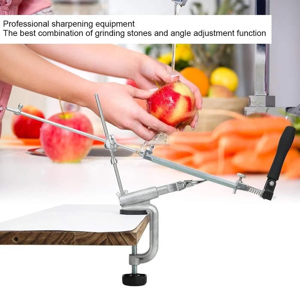 Точило для ножів ручна З фіксованим кутом З 4 каменями, фото №6 Точило для ножів ручна З фіксованим кутом З 4 каменями, фото №6