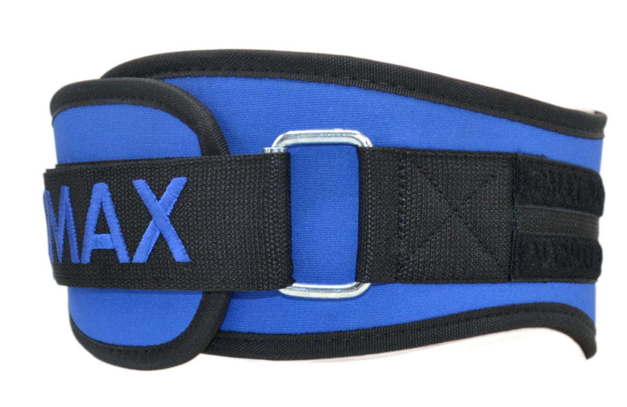 Пояс для важкої атлетики MadMax MFB-421 Simply the Best неопреновий Blue L, фото №6 Пояс для важкої атлетики MadMax MFB-421 Simply the Best неопреновий Blue L, фото №6