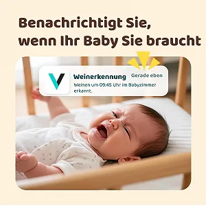 Відеоняня NETVUE Peekababy 4-in-1 Universal Mount WiFi synthetic.ua - Фото 1