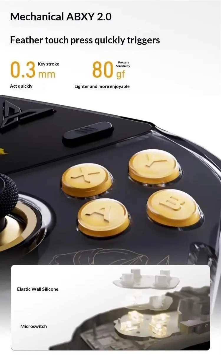 Геймпад FlyDigi APEX 5 Dragon Ball Black + док-станція (Android/Windows/Nintendo Switch/VR/iOS), фото №9