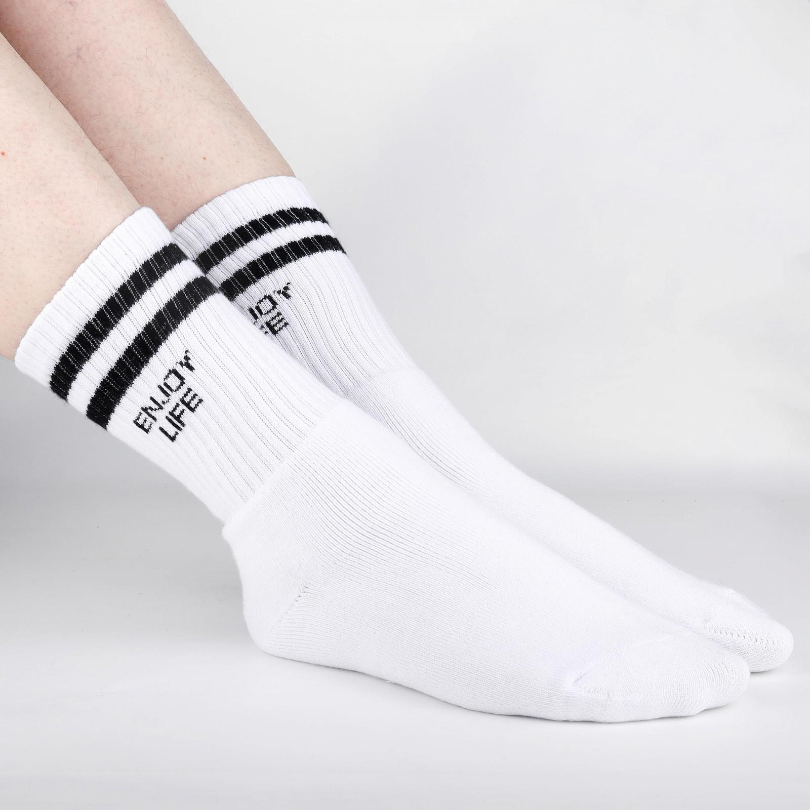 Теннисные носки Belloxis 6 пар Женские 6-8 Мужские 43-46 Спортивные носки Белые, фото №5
