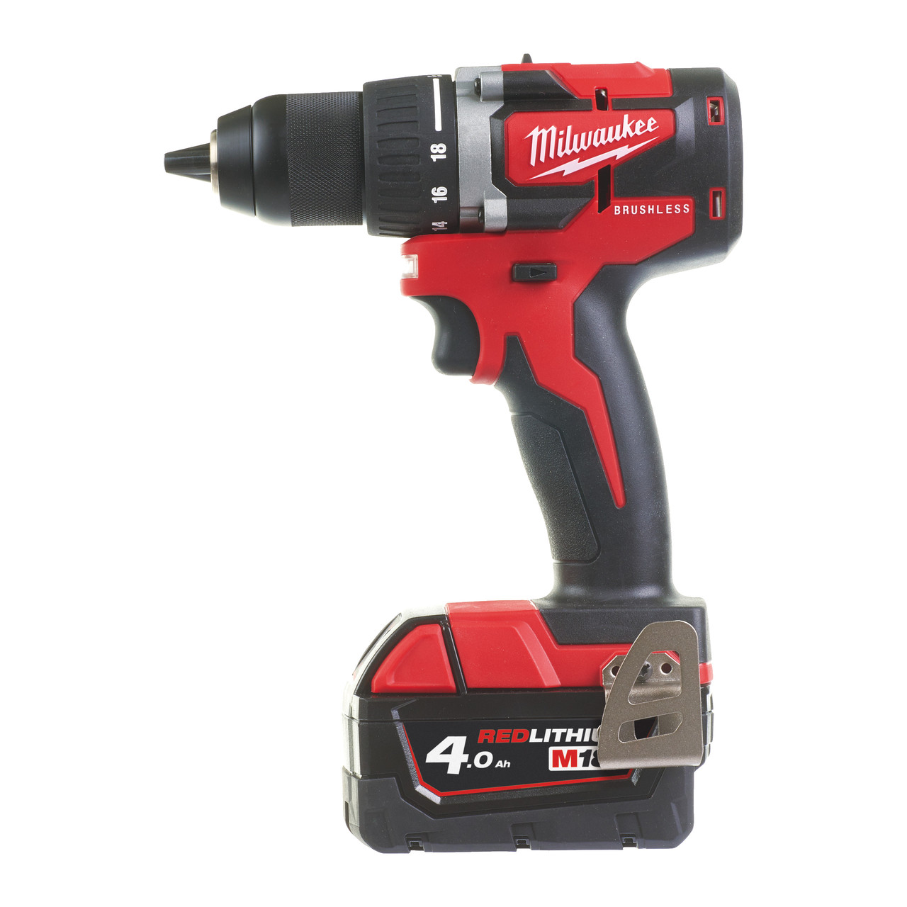 Дриль-шурупокрут акумуляторний MILWAUKEE M18 CBLDD-402C, фото №1