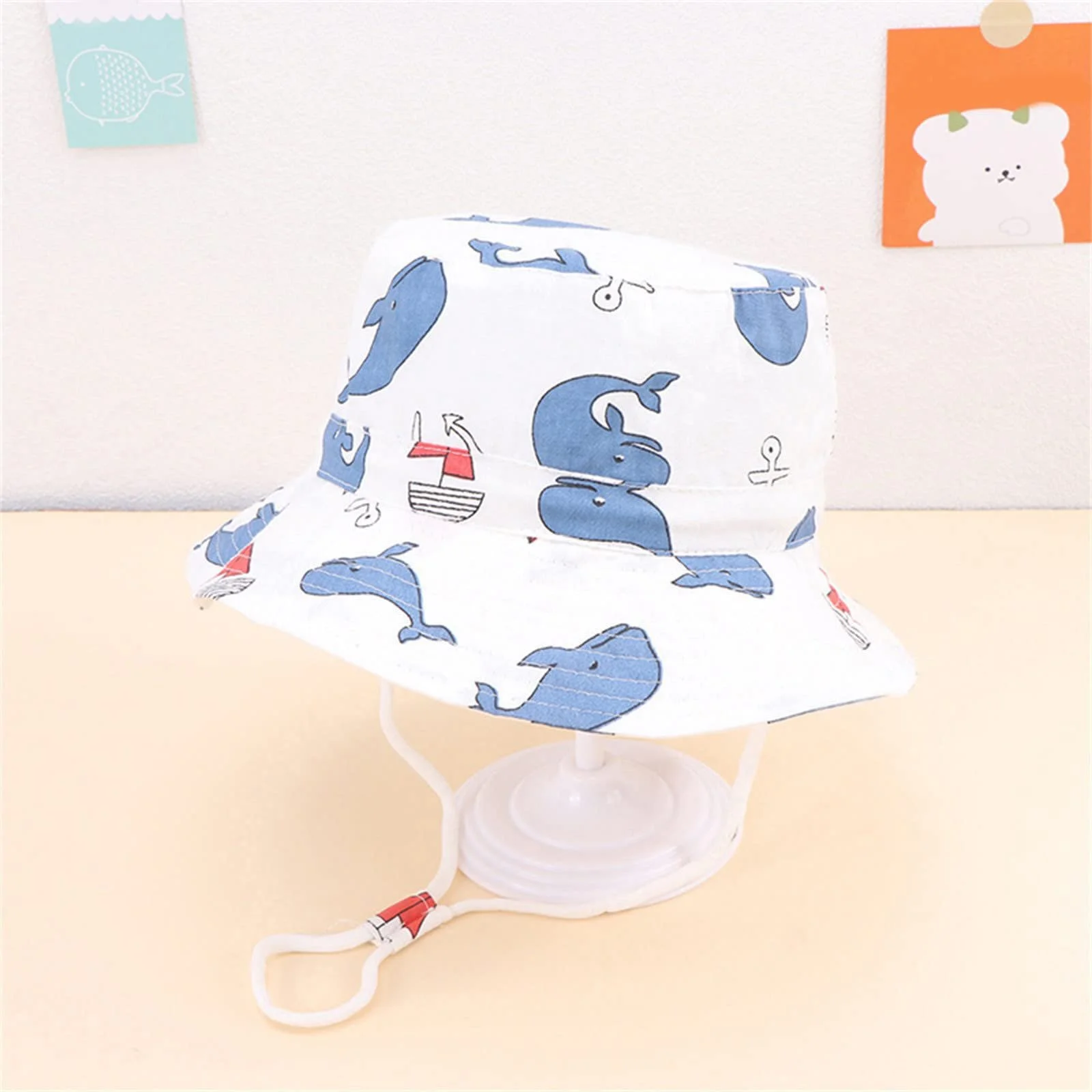 Бейсболка бавовняна UPF 50+ з мультяшним принтом, фото №4