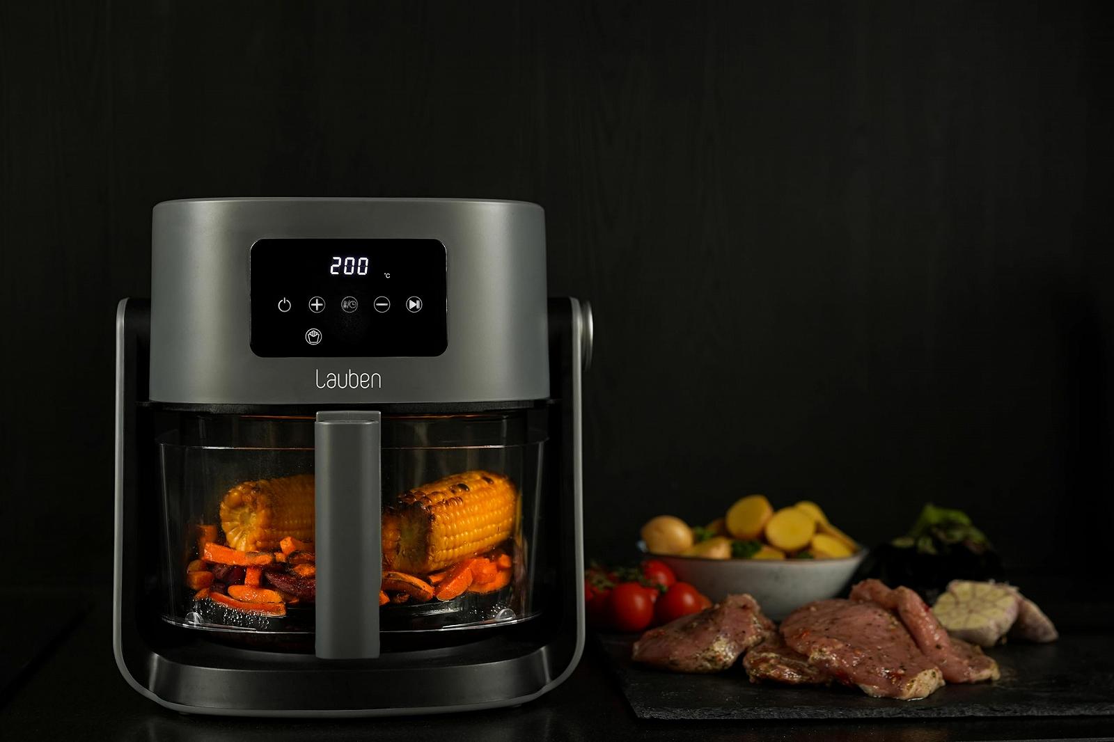 Мультипіч Lauben Glass&Grill 3-in-1 5500BG 4.2 л 6 програм PFOA Free, фото №8 Мультипіч Lauben Glass&Grill 3-in-1 5500BG 4.2 л 6 програм PFOA Free, фото №8