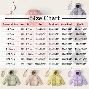 Куртка Kinder Однотонная Хлопковая С Капюшоном На Молнии Тонкая Пуховая С Карманами Хлопковая Куртка Для Средних И Больших Детей Компрессионная Повседневная Куртка Мешок Для Хранения (2-14 лет) synthetic.ua - Фото 1