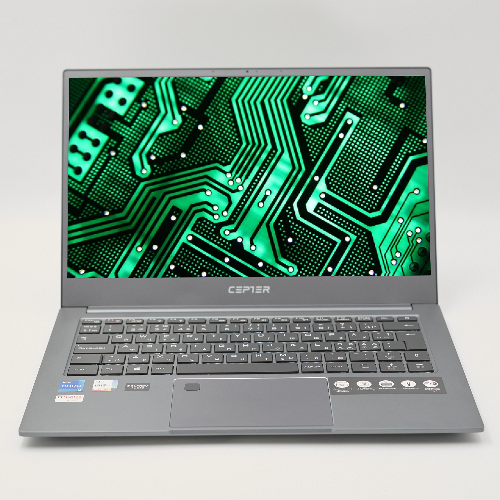 Ноутбук 14" Medion (Lenovo Group) Cepter N490 Intel i5-1135G7 RAM 16 ГБ SSD 512 ГБ Intel Iris Xe Graphics б/в Метал (2776), фото №1