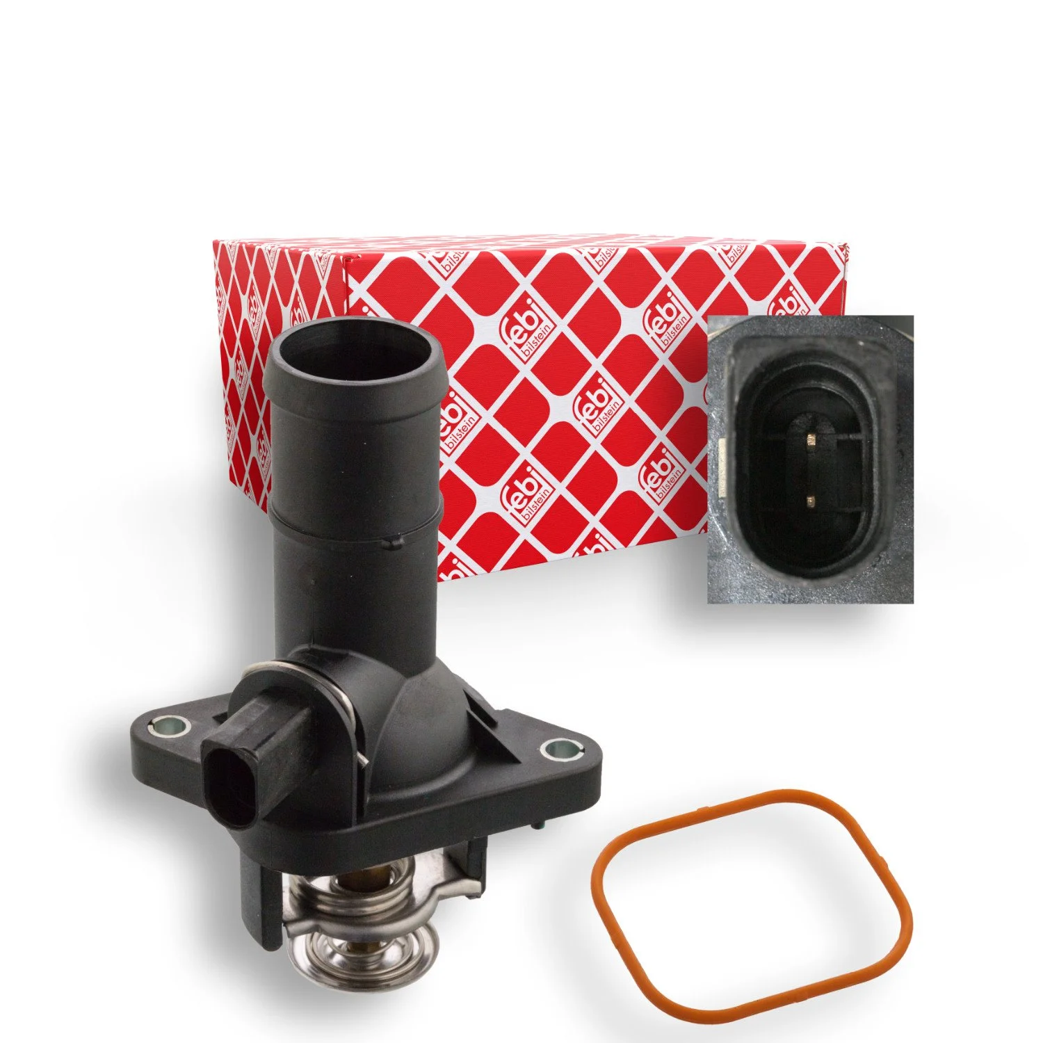 Термостат системи охолодження FEBI BILSTEIN 107988 для AUDI SEAT SKODA VW, фото №1