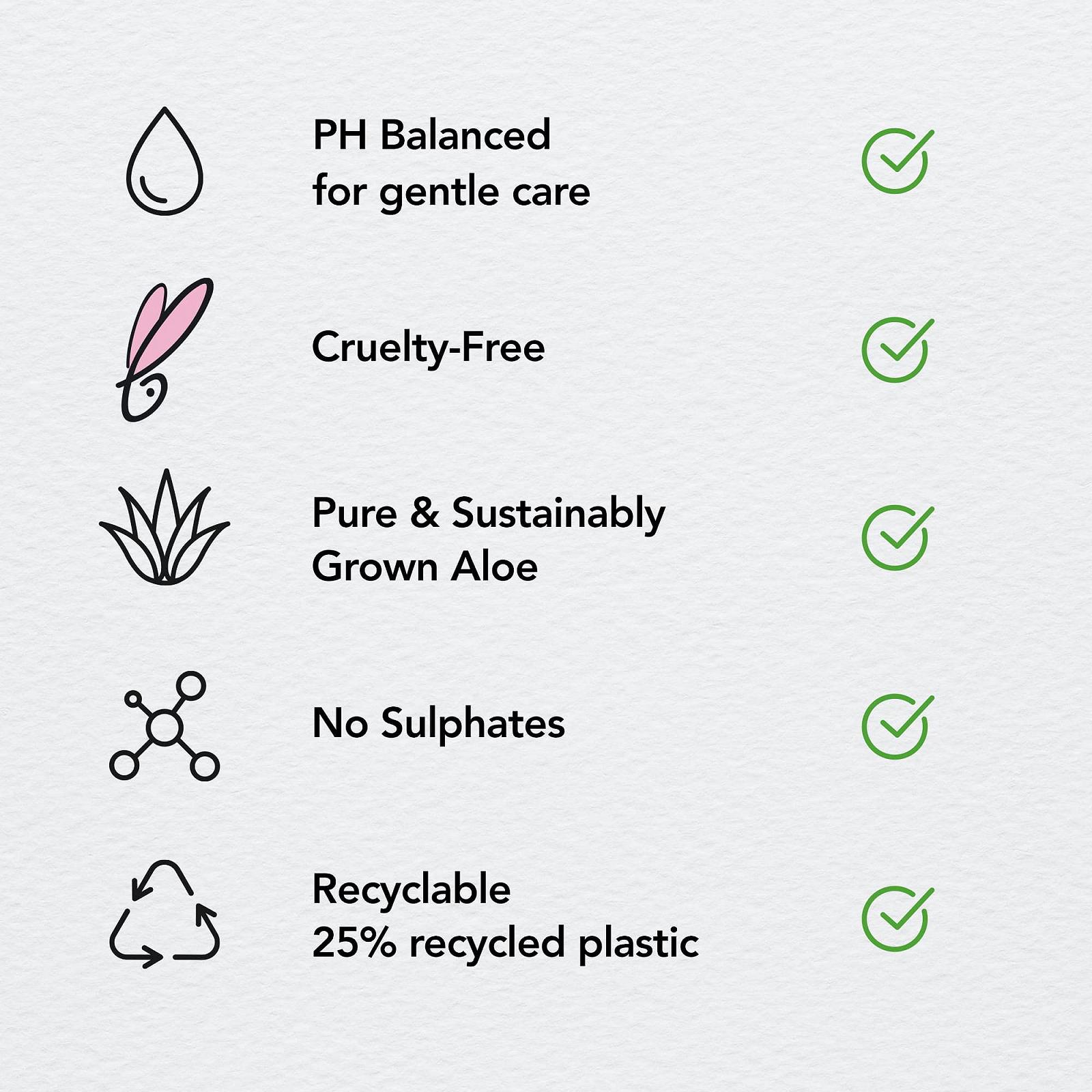 Шампунь Herbal Ch Bio 0% Sul Aloe & Aguac 380 мл, фото №2