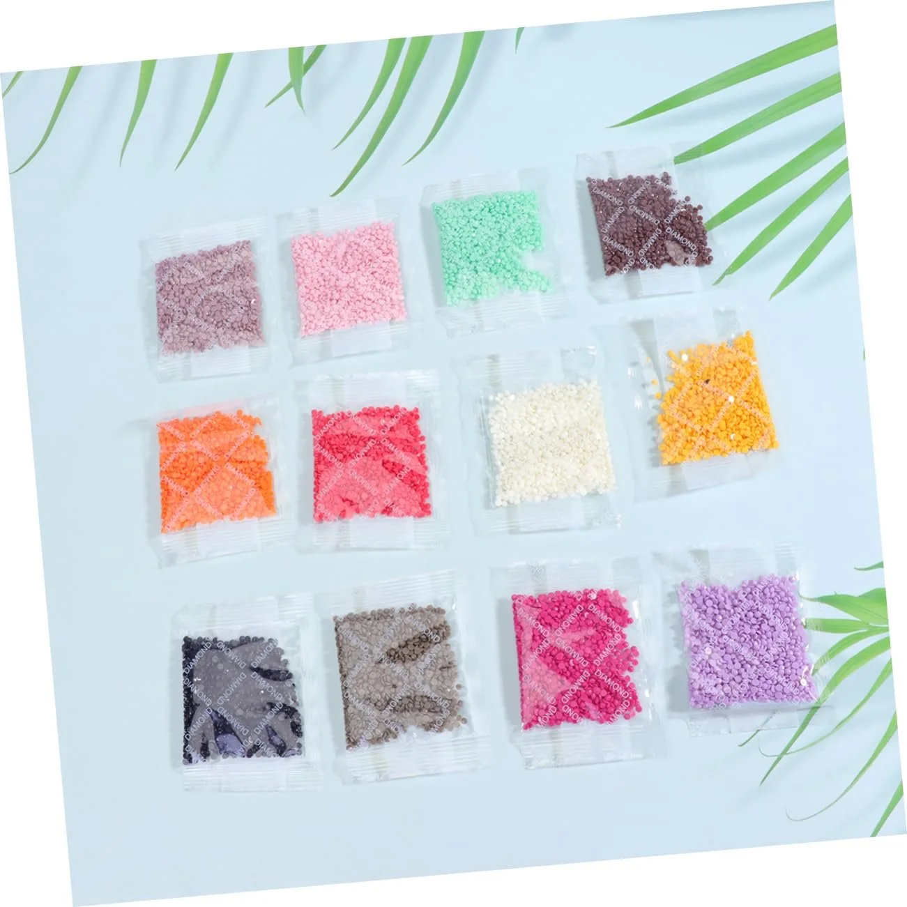 Набор для вышивания Круглые стразы 5D смола 36 цветов Аксессуары Блестящие изделия, фото №4