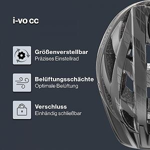 Шлем Uvex i-vo cc - Легкий универсальный, регулировка размера synthetic.ua - Фото 1