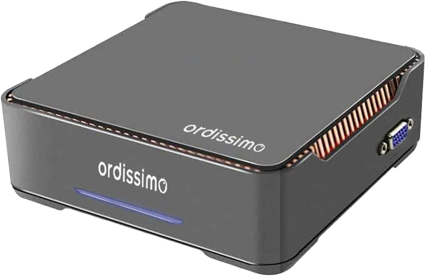 Мини ПК Ordissimo Luna 2 / Intel Celeron J3455 / RAM 4GB / eMMC 64GB / 2 x HDMI / LAN / Wi-Fi 5 / Bluetooth / Windows 10 / Серый, фото №2 Мини ПК Ordissimo Luna 2 / Intel Celeron J3455 / RAM 4GB / eMMC 64GB / 2 x HDMI / LAN / Wi-Fi 5 / Bluetooth / Windows 10 / Серый, фото №2