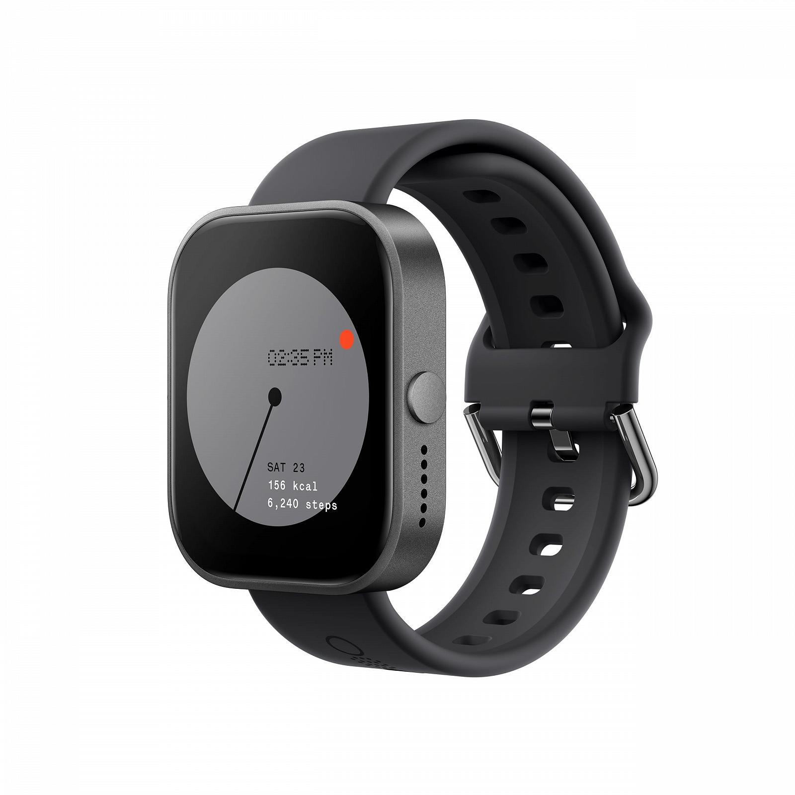 Смарт-годинник CMF by Nothing Watch Pro 1.96" AMOLED Дисплей, фітнес-трекер, Multisystem GPS, Bluetooth Дзвінки з AI шумозаглушенням, до 13 днів роботи від батареї - Темно-сірий, фото №1