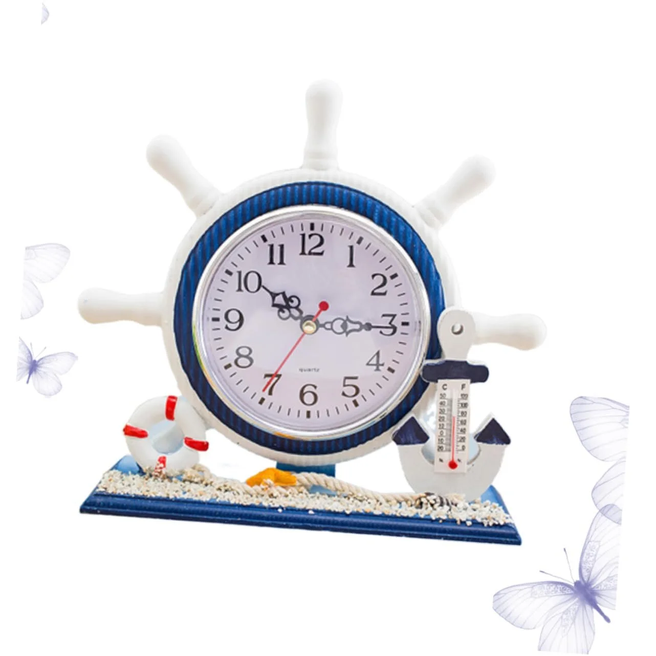 Настольные часы VICASKY Декоративные с термометром Бесшумная конструкция, фото №7