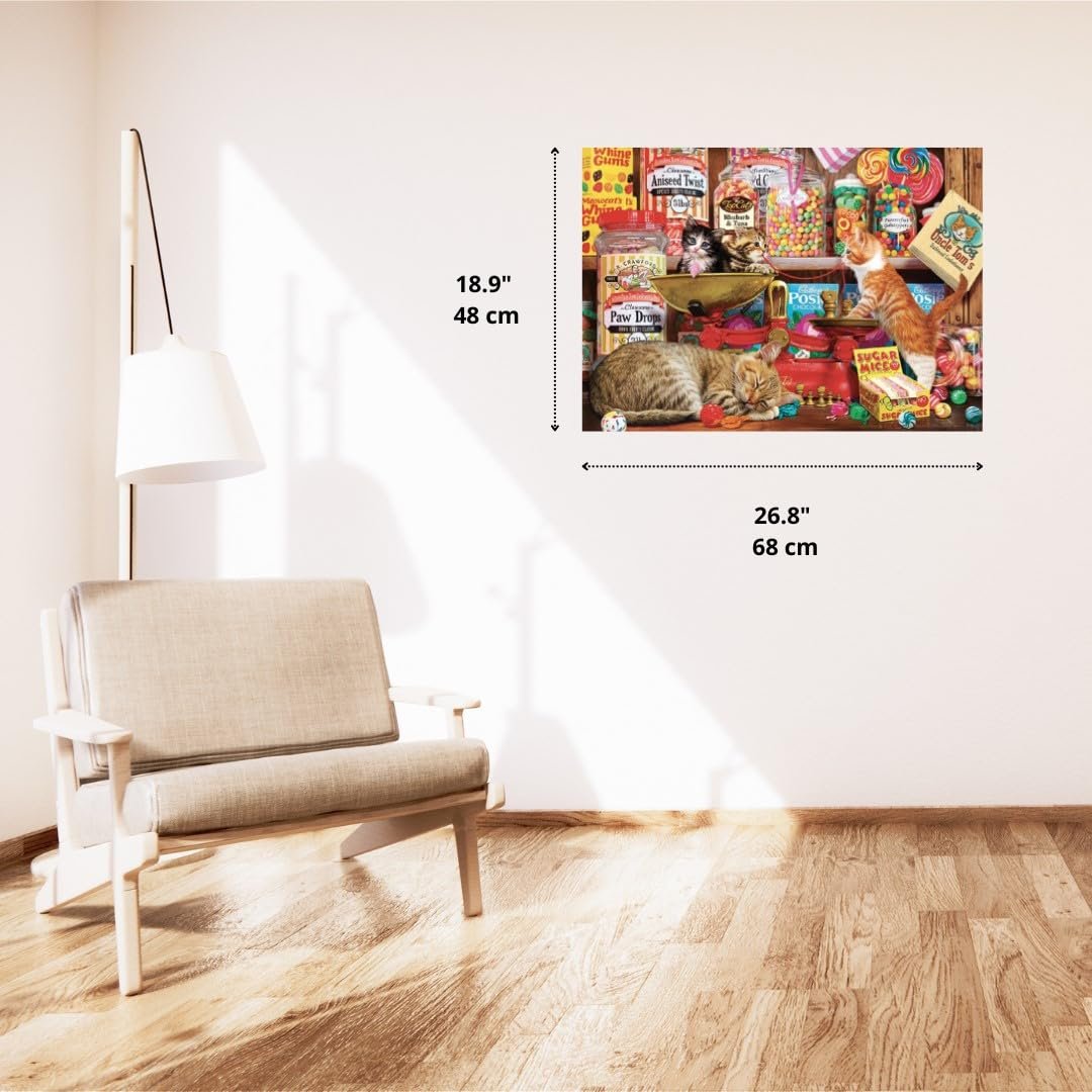 Пазл Trefl Cat Candy 1000 элементов Премиум качество, фото №7