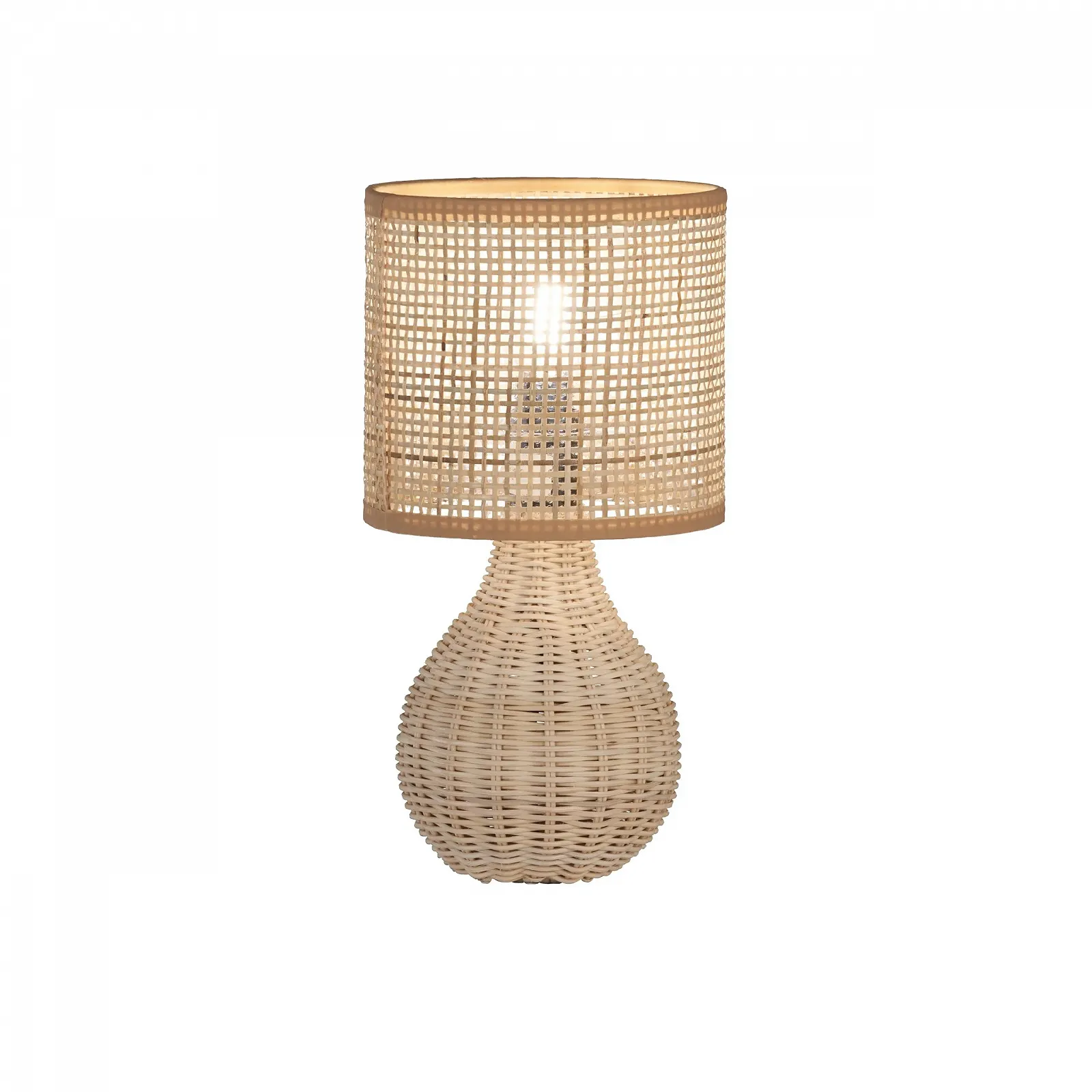 Настільна лампа Fischer & Honsel Nature 50735 Vine Knit 31х16 см Cord Switch E14 25 Вт Натуральний, фото №1