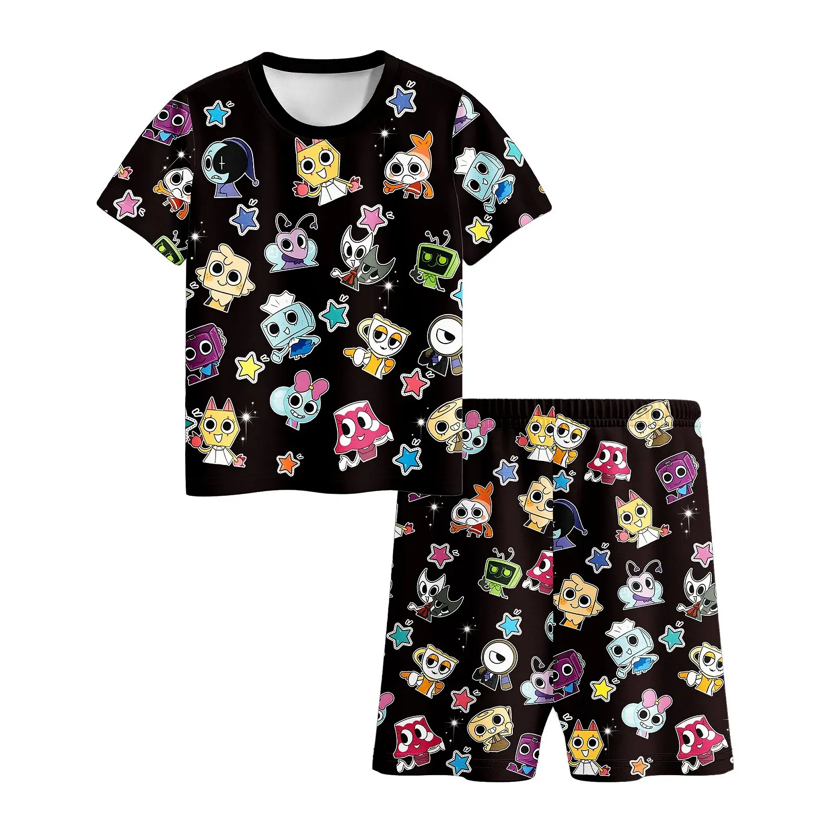 Комплект піжами з коротким рукавом для хлопчиків Gaifully Dandys World, фото №1