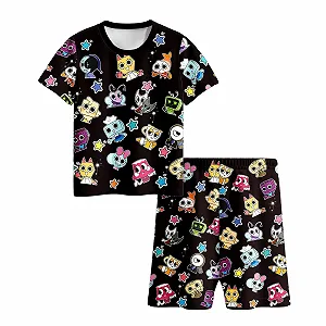 Комплект піжами з коротким рукавом для хлопчиків Gaifully Dandys World - Фото 1