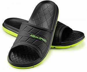 Шльопанці Aqua Speed ASPEN 8480 чорний, жовтий  39 - Фото 1