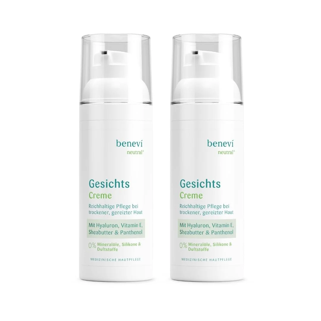 Крем для обличчя benevi Face Cream Rich Care 2 x 50 мл, фото №1 Крем для обличчя benevi Face Cream Rich Care 2 x 50 мл, фото №1