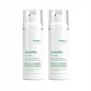 Крем для обличчя benevi Face Cream Rich Care 2 x 50 мл - Фото 1