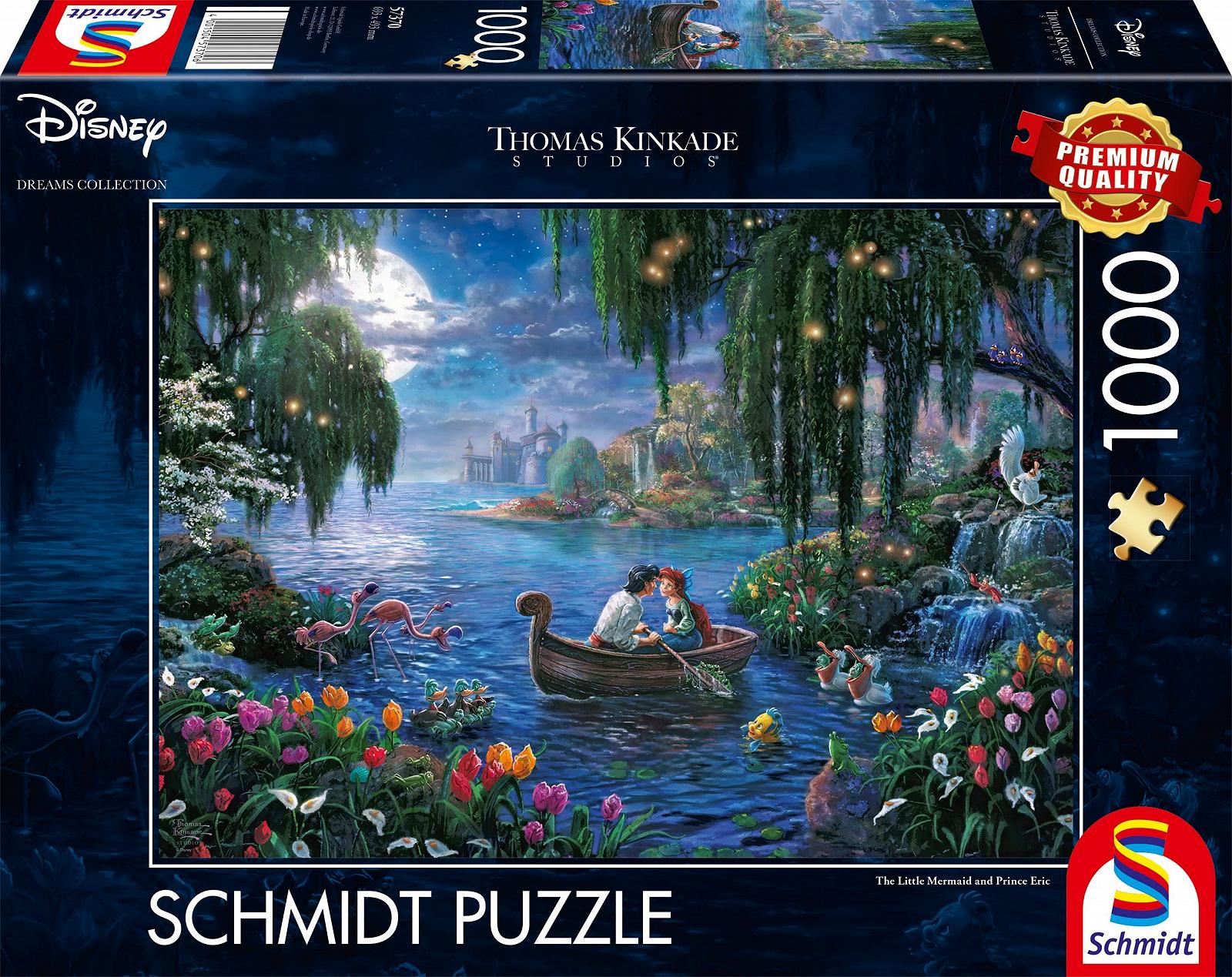 Пазл Schmidt Spiele Thomas Kinkade Disney 57370 Русалочка и принц Эрик 1000 деталей, фото №3 Пазл Schmidt Spiele Thomas Kinkade Disney 57370 Русалочка и принц Эрик 1000 деталей, фото №3