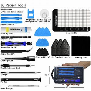 Набір викруток KIROGILY 135 в 1 Прецизійний Синій synthetic.ua - Фото 1