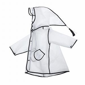 Детский дождевик для мальчиков Большой детский дождевик-пончо Прозрачный защитный чехол Маленький дождевик для девочек - Фото 1