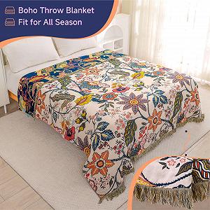 Покривало HOORDRY Boho, 100% бавовна synthetic.ua - Фото 1