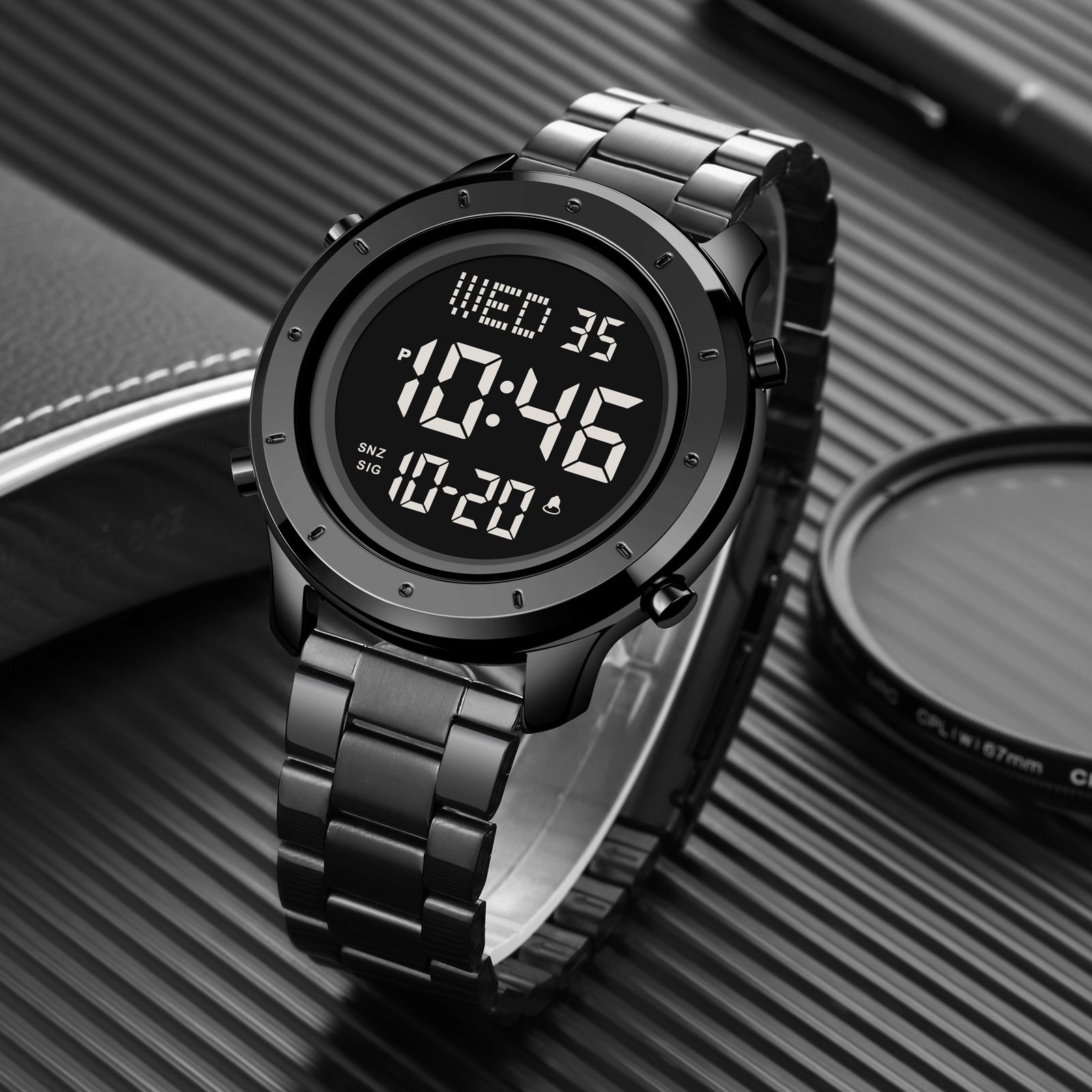 Годинник Skmei 1864SBKBK Black-Black Steel, фото №3