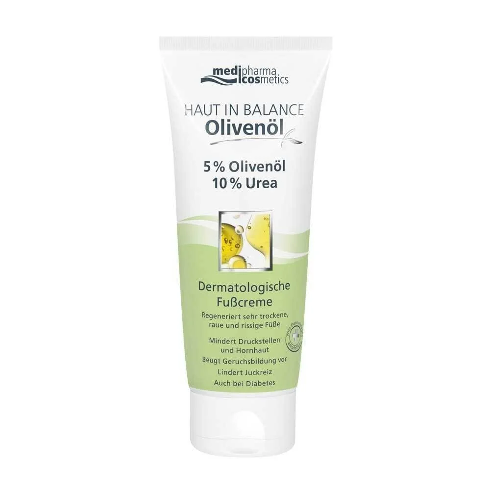 Крем для ног Skin in Balance Olive Oil Foot Cream 5% оливкового масла 10% мочевины 100 мл, фото №1 Крем для ног Skin in Balance Olive Oil Foot Cream 5% оливкового масла 10% мочевины 100 мл, фото №1
