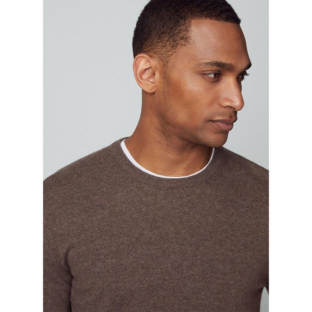 Чоловічий пуловер Hackett London Merino Cash Mix Crew, фото №6