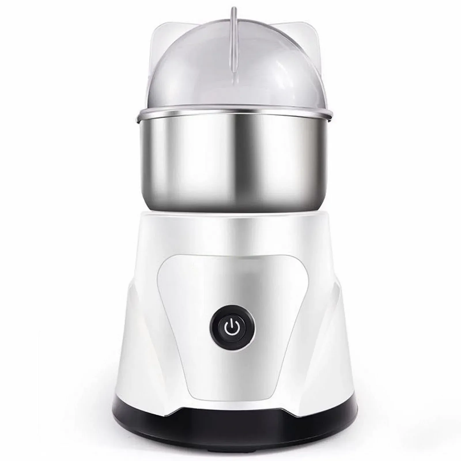 Електрична кавомолка портативна 4-лезова для кавових зерен, спецій, насіння, перцю, цукру, солі, фото №1