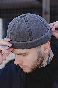 Кепка докер Without monarch gray synthetic.ua - Фото 1