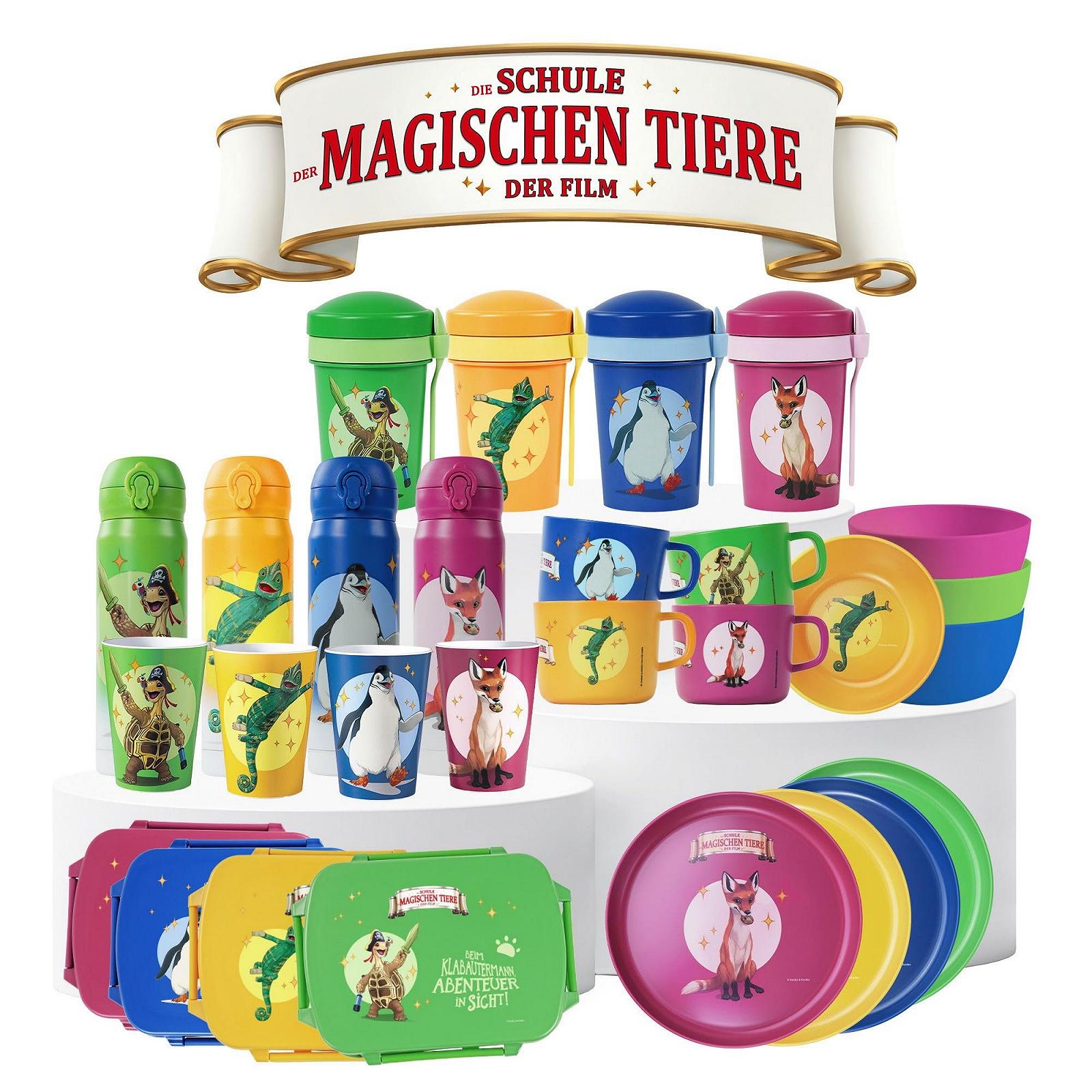 Набір дитячих чашок AWAVE The School of Magic Animals, 4 шт, 250 мл, фото №6