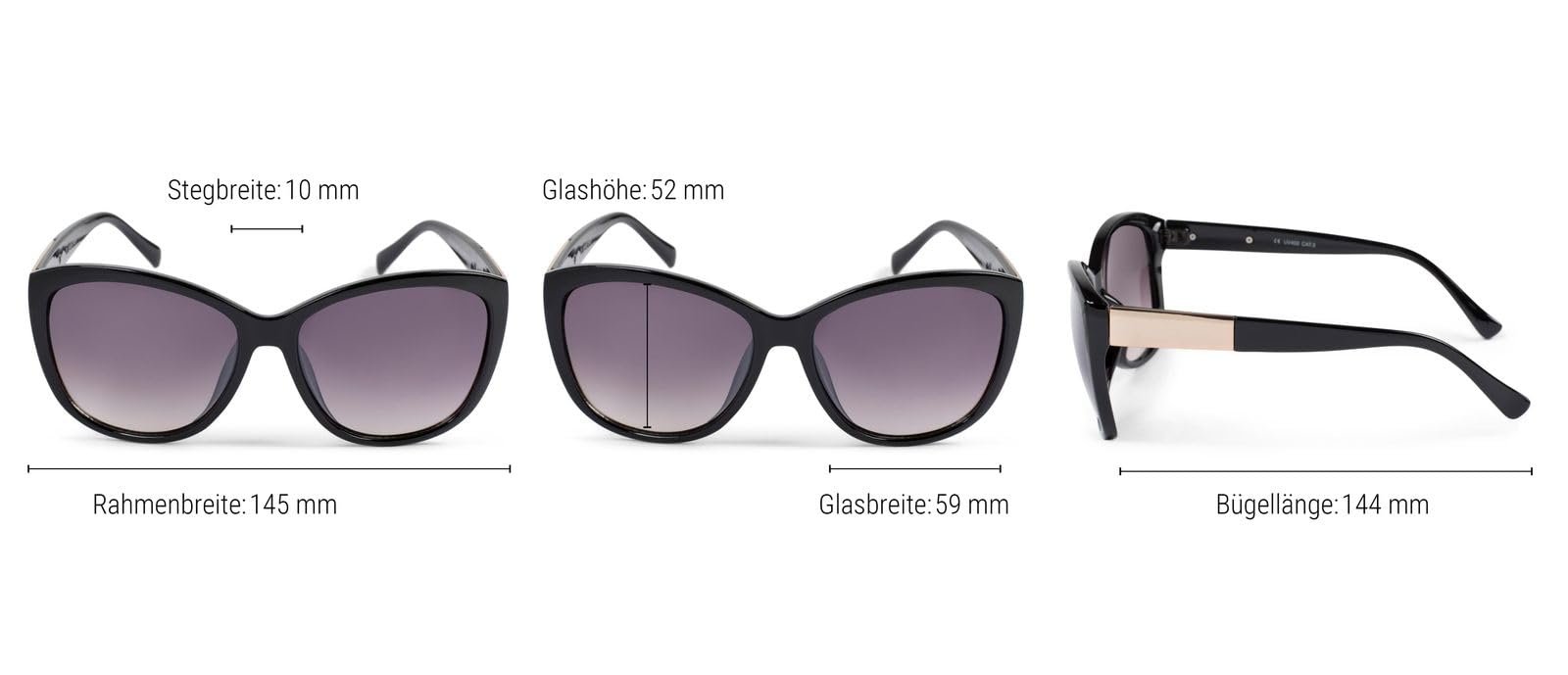 Окуляри styleBREAKER Оверсайз Жіночі 09020099 Овальні Ретро Стиль, фото №9