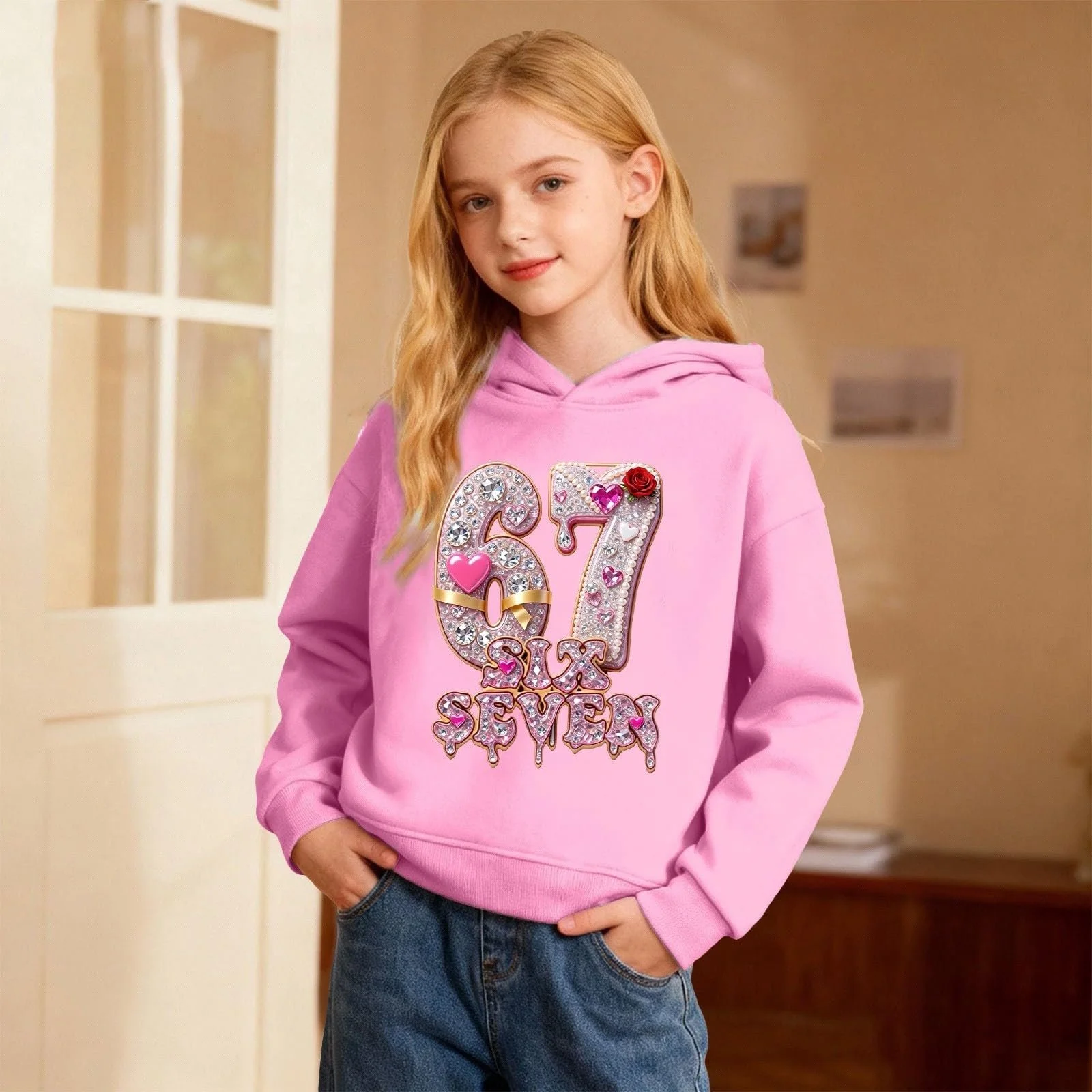 Худи для мальчиков Толстовка Детская Худи для мальчиков Подростковая Худи для девочек Флисовая Теплая С графическим рисунком Мягкая Удобная Повседневная Модная Куртка для школы и игр Лонгслив Толстовка, фото №4