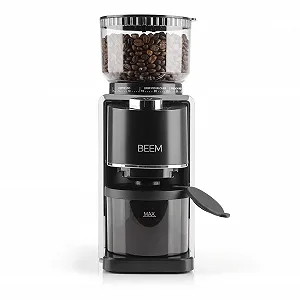 Электрическая кофемолка BEEM GRIND-PERFECT 250 г, 35 уровней помола, коническая, регулировка количества с помощью поворотного колеса (2-12 чашек) - Фото 1
