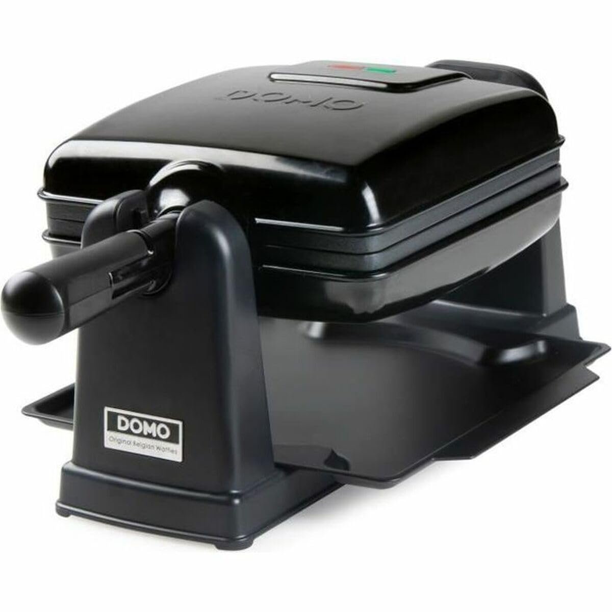 Вафельница DOMO Double DO9224W для бельгийских вафель, 1400 Вт, черная, фото №1
