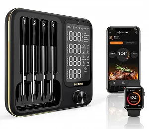 Беспроводной термометр Inkbird INT-14-BW для приготовления на гриле, духовке, мангале и фритюрнице, с Wi-Fi и Bluetooth - Фото 1