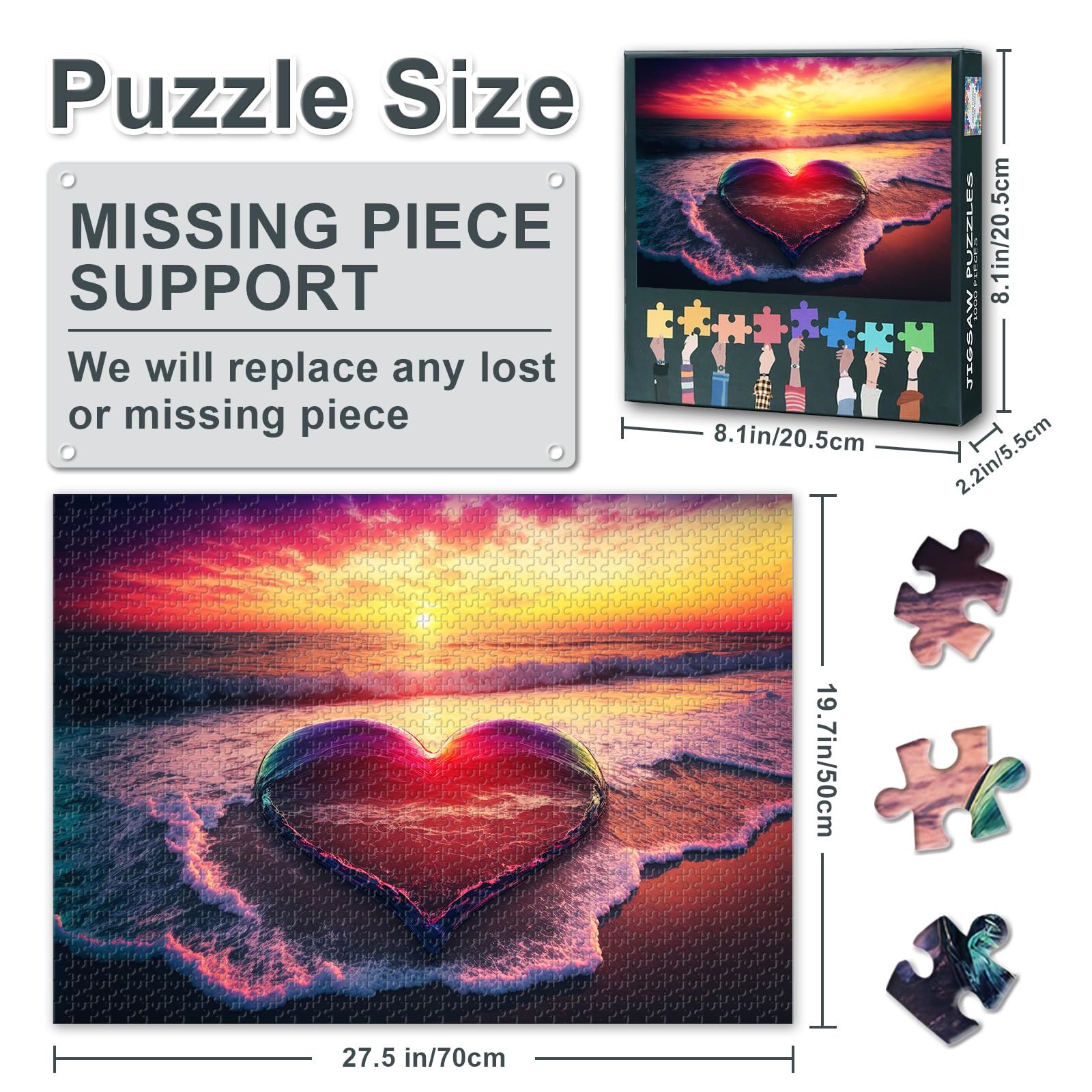 Пазл Fantasy Landscape Steam Locomotive in the Jungle 1000 деталей 50 x 70 см, фото №3